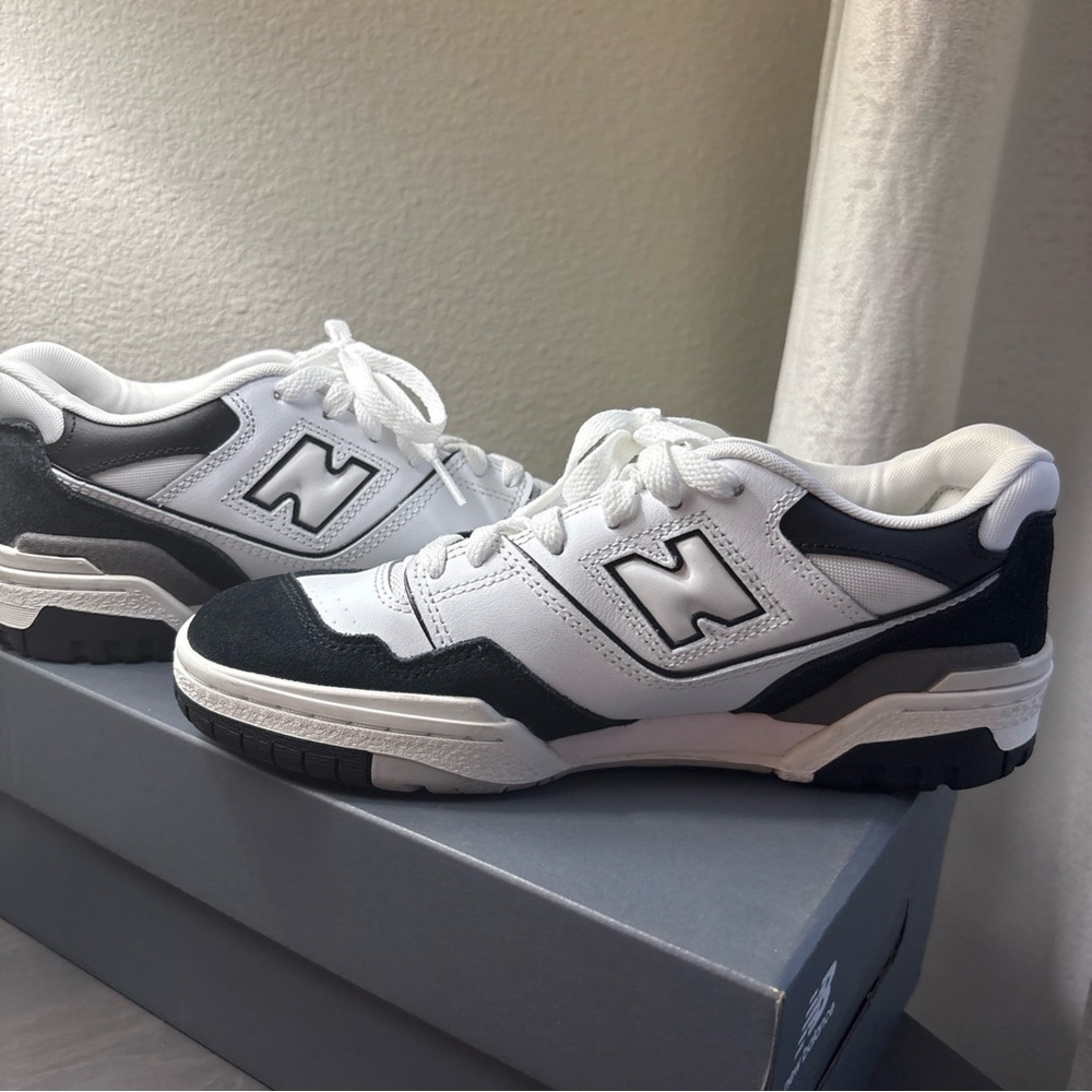 White and Black Sneakers